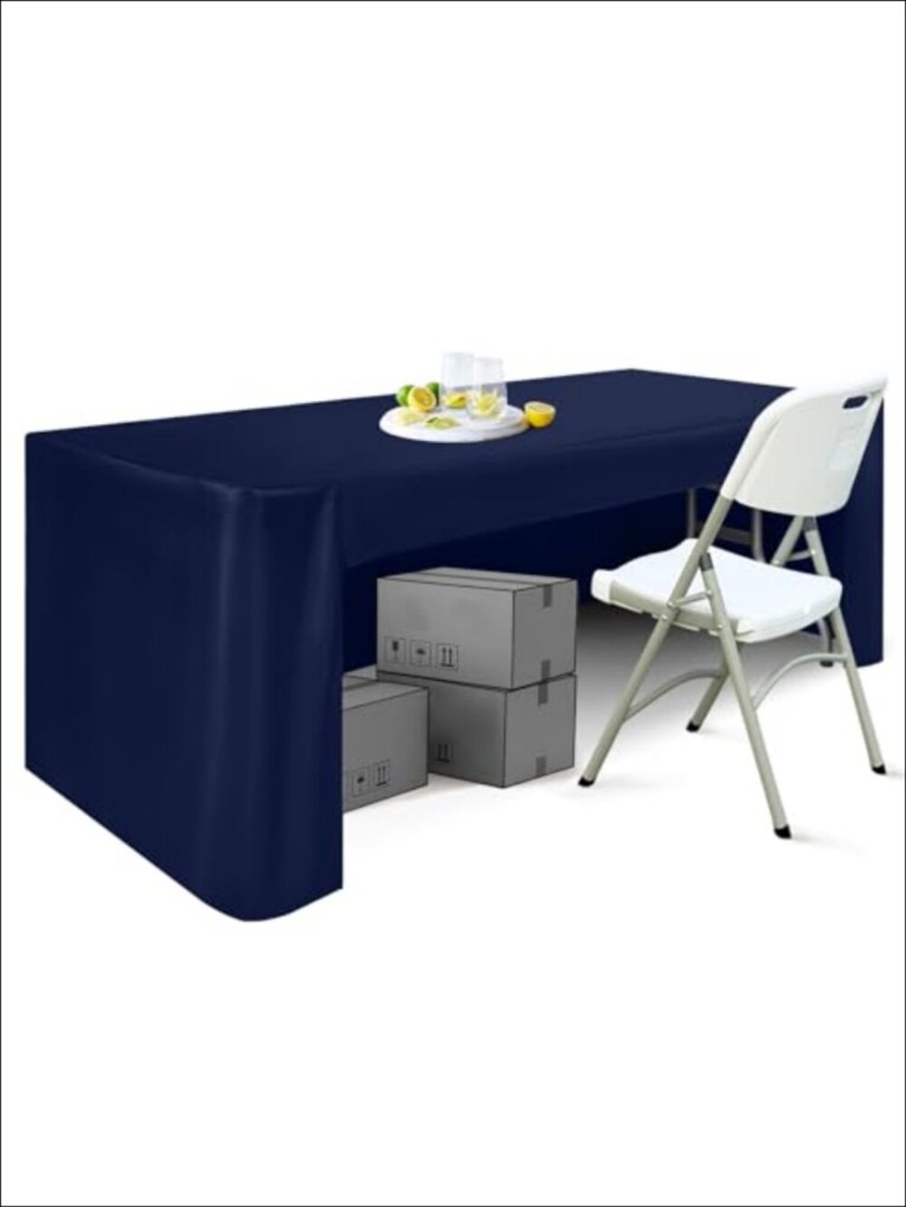 Polyester Rectangle Tablecloth 72x30 Washable Table Cover for Buffet